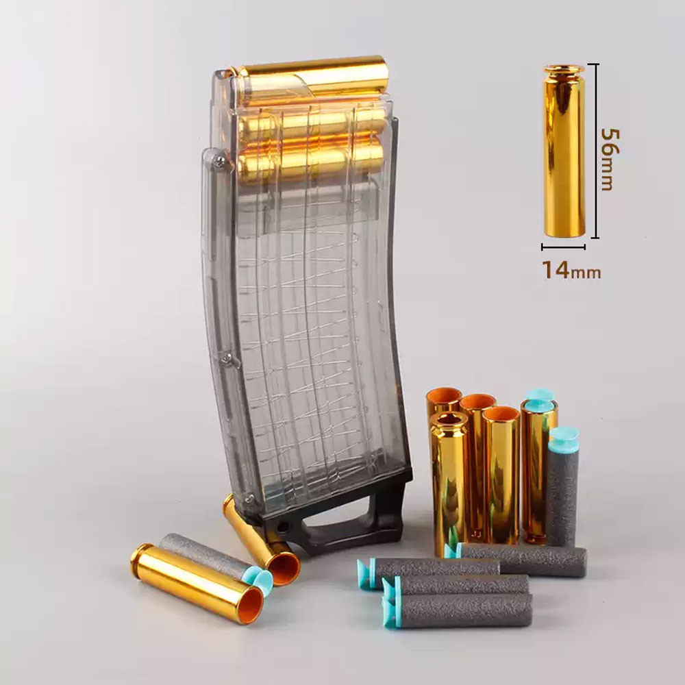 Outdoor sports LeHui 665 Soft Bullet Gun EVA Foam Soft Bullet Parts m416 m249 Bullet Shell Model