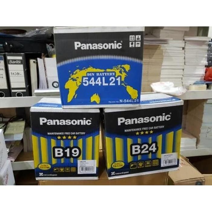Aki Mobil Panasonic MF 46B24L / NS60L 45AH GOSEND AJA -16172