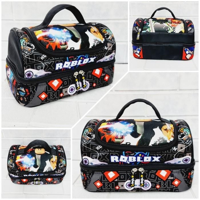 

(Expert) Tas Bekal Lunch Bag Anak 2 Tingkat ROBLOX - MINECRAFT