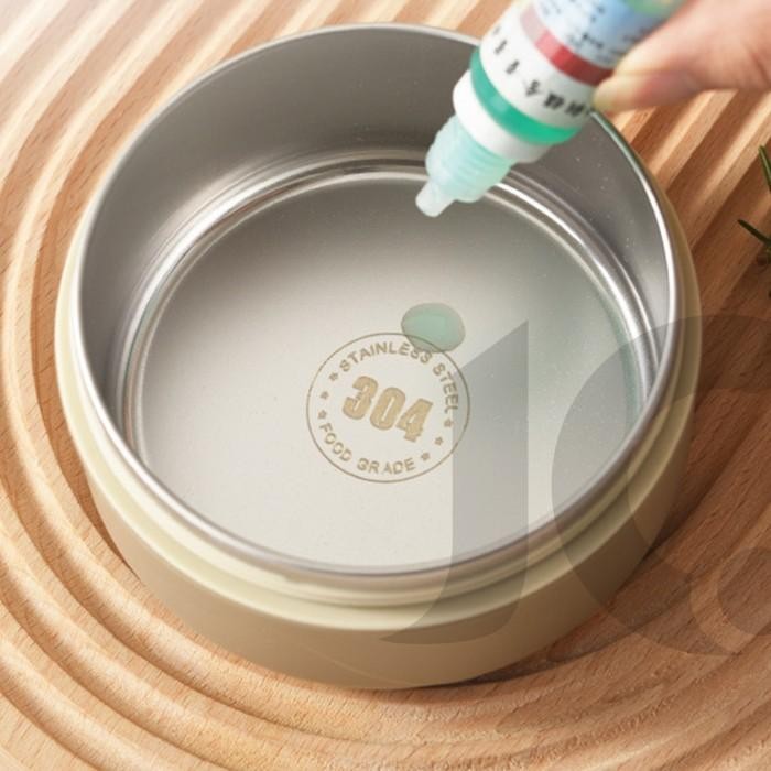 

(Expert) Rantang Kotak Makan Lunch box bulat Stainless Steel anti bocor R46