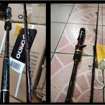 Joran Daido Kraken Jigging Carbon Solid 602 180cm Overhead Alat Pancing Kuat