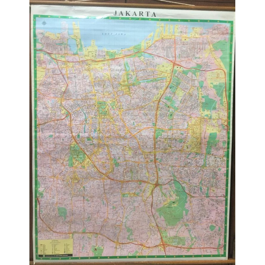 

PROMO! Peta Jakarta besar peta dinding
