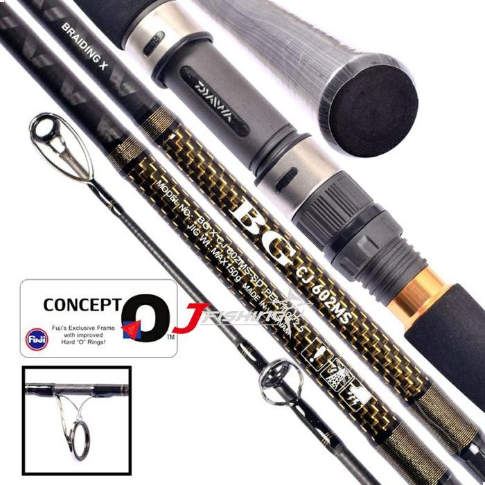 Joran DAIWA BG X CJ 18 601 602 632 Spinning Casting Jigging Resmi
