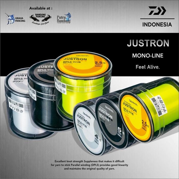 SENAR DAIWA JUSTRON 100% ORIGINAL