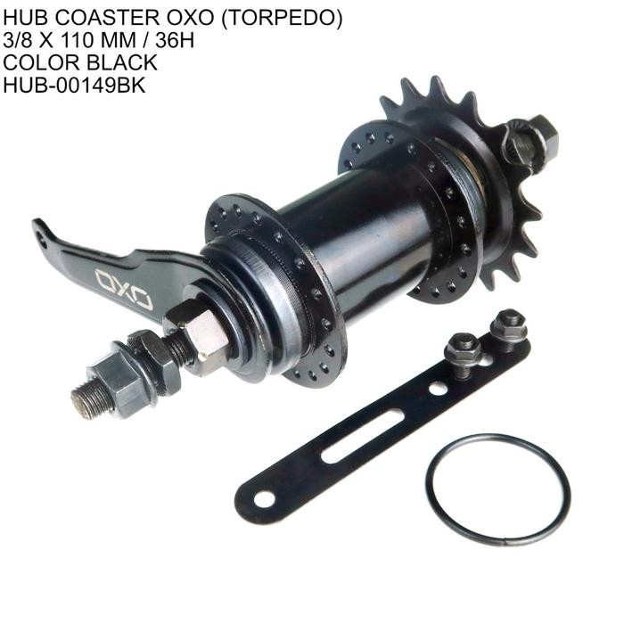 FREEHUB OXO TORPEDO REM BELAKANG TORPEDO COASTER BRAKE 32H DAN 36H FIXIE BMX GEAR 16T