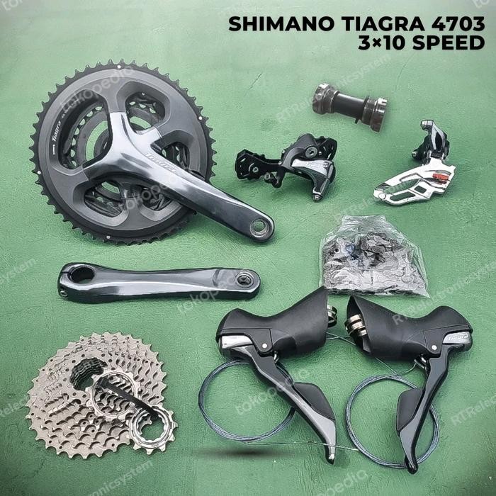 GRUPSET TIAGRA 4703 3X10 SPEED DROPBAR GRAVEL ROADBIKE TOURING