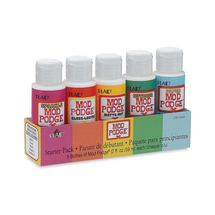 

MOD PODGE STARTER SET WATERBASE SEALER GLUE AND FINISH