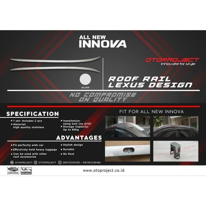 Roof Rail / Roofrail Atas Otoproject All New Innova Reborn