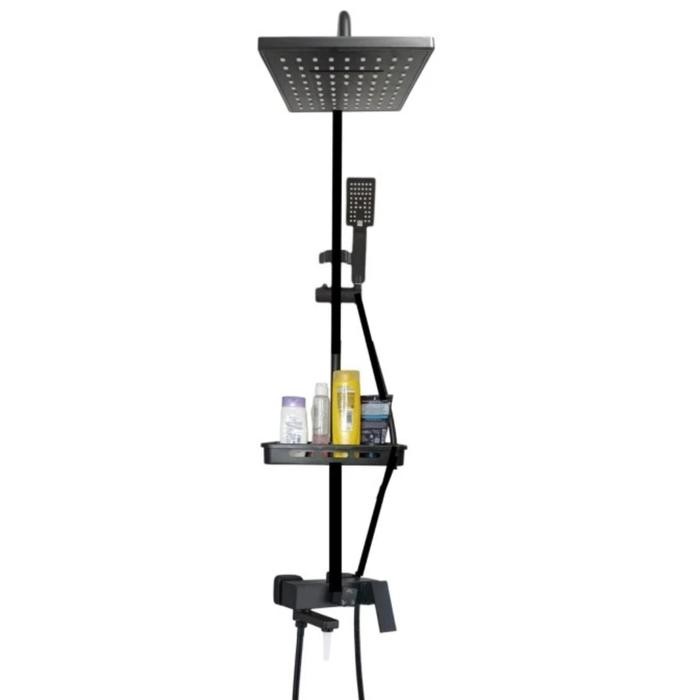 Terpopuler Shower Tiang Kotak Hitam Mixer Midel Toto Wasser/Shower Columnt P/D