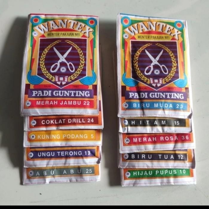 (Expert) wantex padi gunting pewarna pakaian baju jaket celana jeans HITAM