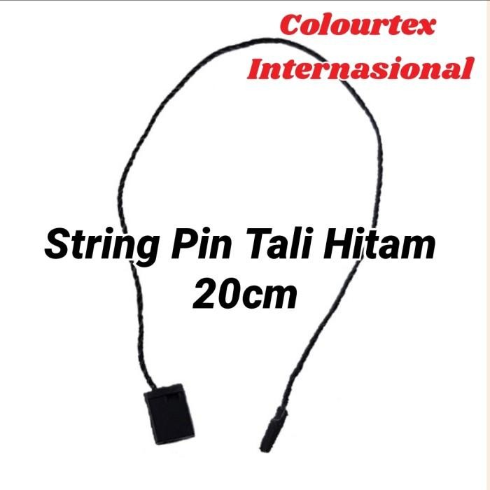 

(Expert) Tali Hang Tag Benang Nilon Merk Label Baju Lock Pin 1000 pcs - Hitam