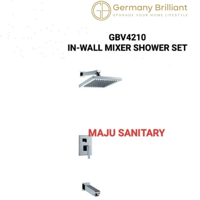 Gercep Stopkran Tanam Panas/Dingin Original Germany Briliant Gbv4210