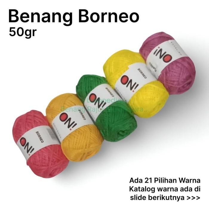 (Expert) Benang Rajut Akrilik Wol Borneo Onitsuga