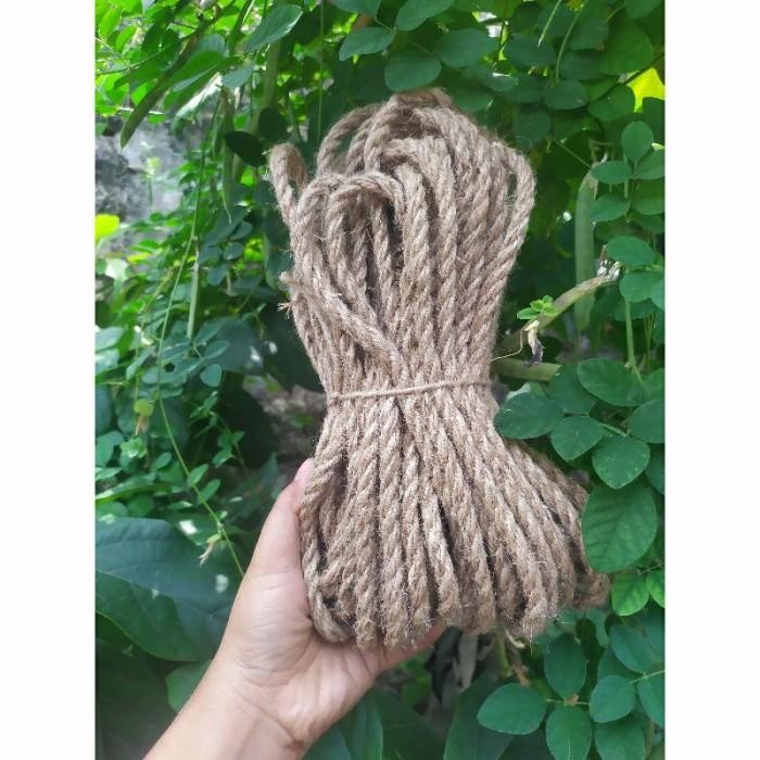 (Expert) Tali tambang goni tali rami tali kerajinan 8mm meteran
