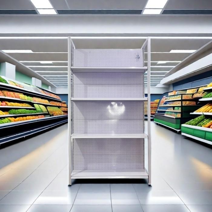 DHWE Rak 100% Baja Untuk Display Barang Dagangan Dengan Tiang Rak Supermarket Toko Swalayan