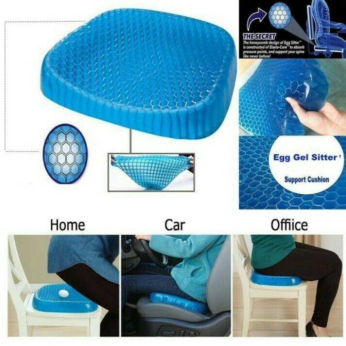 bantal alas duduk silikon gel empuk adem original egg sitter cushion