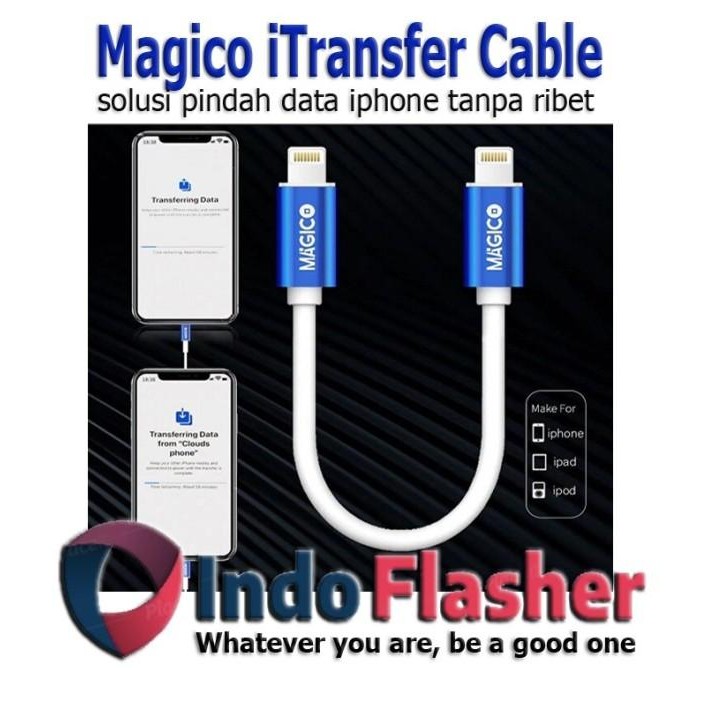 (Expert) Magico iTransfer Cable Kabel Pindah Data iPhone Tanpa PC