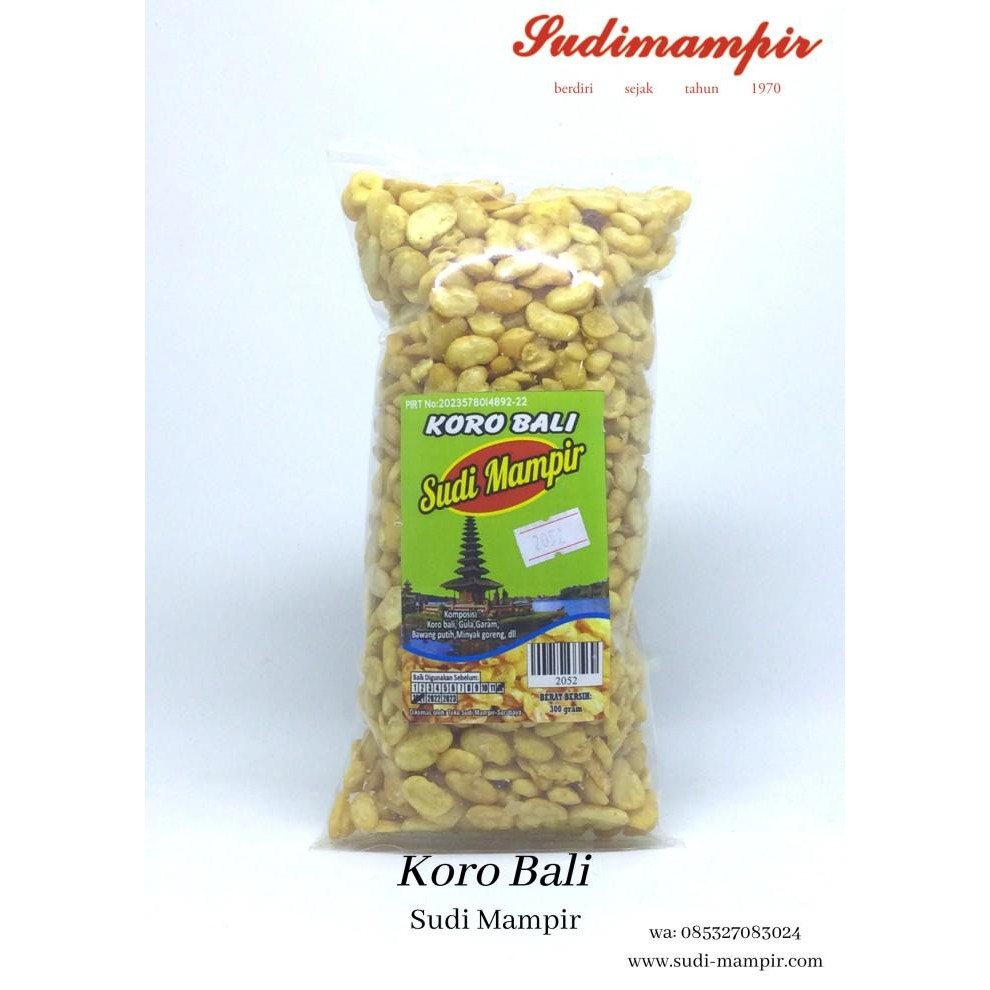 

(Expert) Kacang Koro Kupas Bali Sudi Mampir Oleh Oleh Surabaya / Jawa Timur