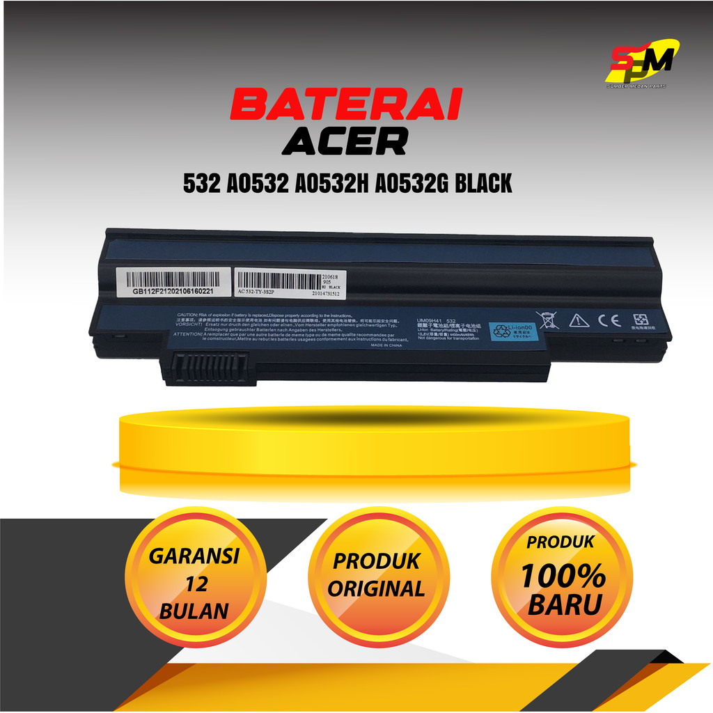 Baterai Acer 532 ao532 ao5324 ao532g
