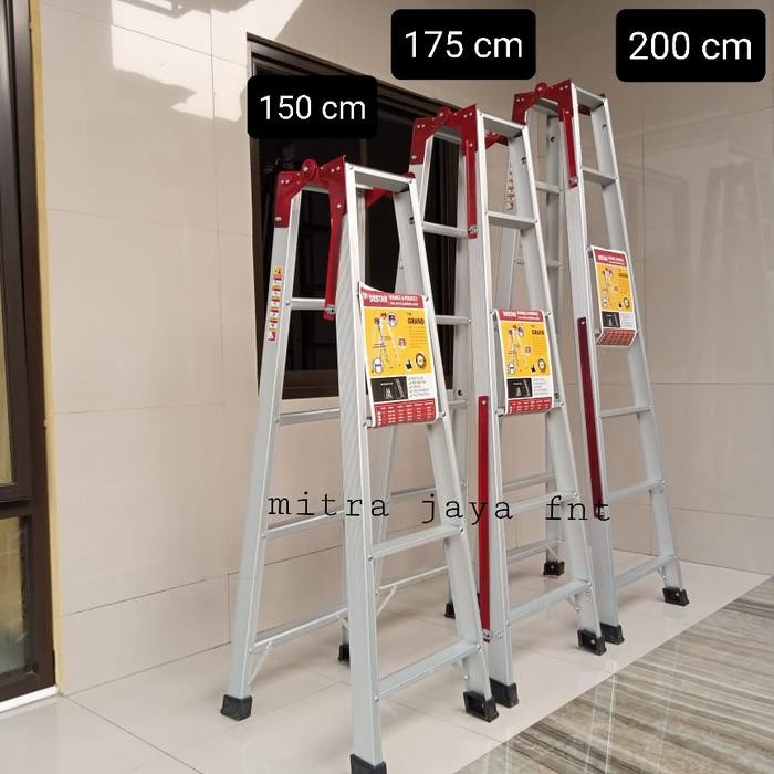 

Terlaris Tangga Lipat Alumunium/Tangga Lipat Almunium/1.5Mtr.175Mtr 2Mtr Murah