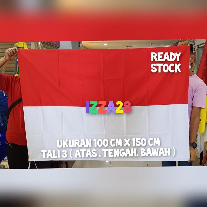 

Terlaris bendera merah putih bahan drill uk 100 cm x 150 cm SALE