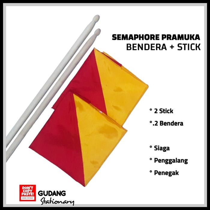 

Terlaris Bendera + Stick Semapor Pramuka [set] SALE