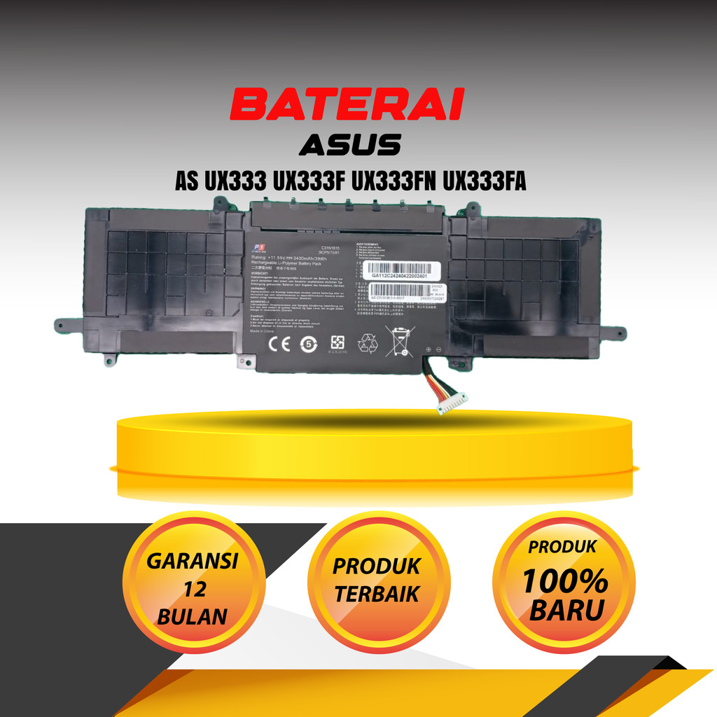 Baterai Asus ux333 ux333f ux333fn ux333fa
