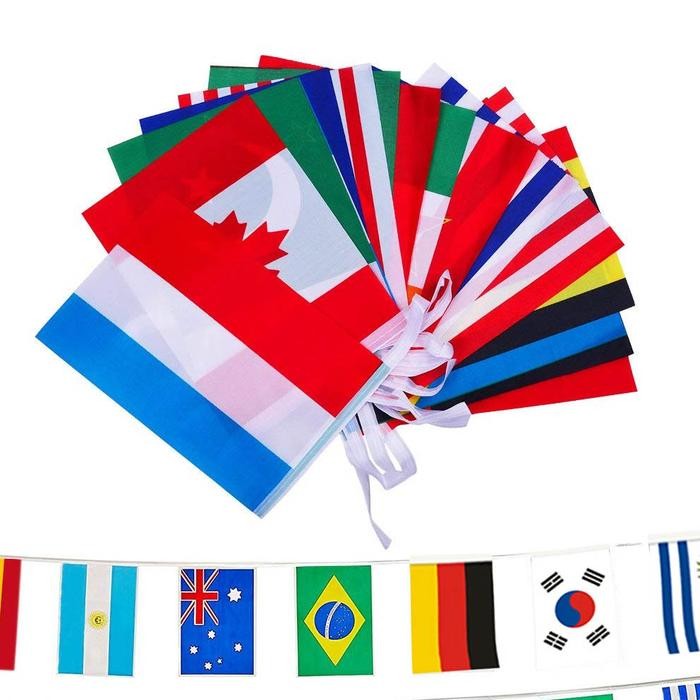 

Terlaris World Cup Flag Chain - Bendera Renceng / Gantung Piala Dunia SALE