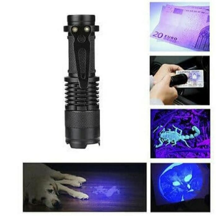 Senter LED UV:bisa untuk cek BPKB KENDARAAN asli,atau uang palsu/UPAL