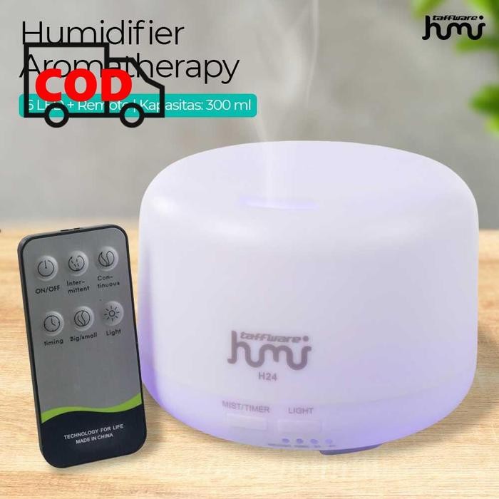 Humidifier Elektrik Pelembab Pewangi Udara Ruangan 300ml + Remote