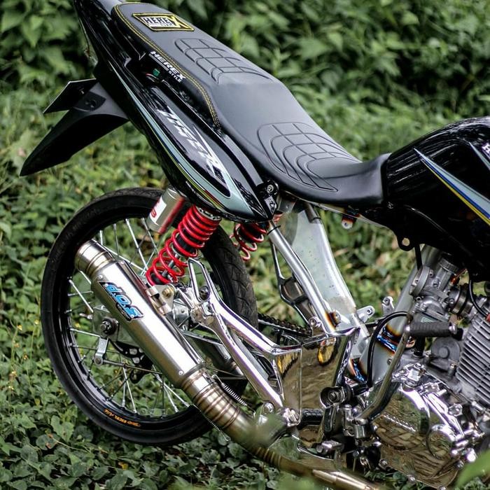 PREMIUM Knalpot Dos Muffler Original Tiger Stainless original racing jogja