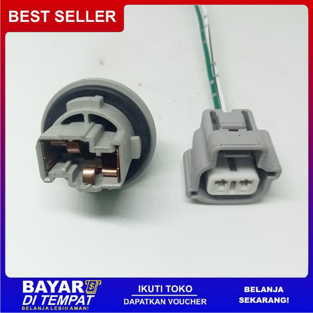 FREE ONGKIR 1 SET SOKET FITING LAMPU SEIN SENJA TOYOTA COROLLA GREAT ALTIS VIOS OR BISA COD