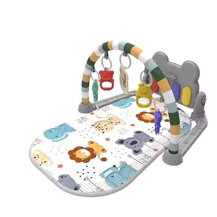 [Ready] Playgym Mainan Bayi Playmate Musik Piano Baby Gym / Mainan Melatih Kaki Bayi Piano Gym