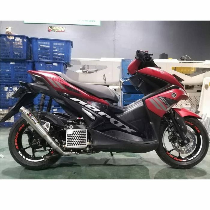 PREMIUM Knalpot Aerox 155 type M3 Shijiro Racing Original