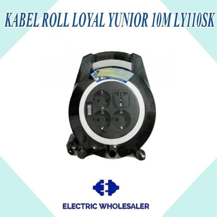 KABEL ROLL 4 LUBANG LOYAL YUNIOR 10M LY110SK