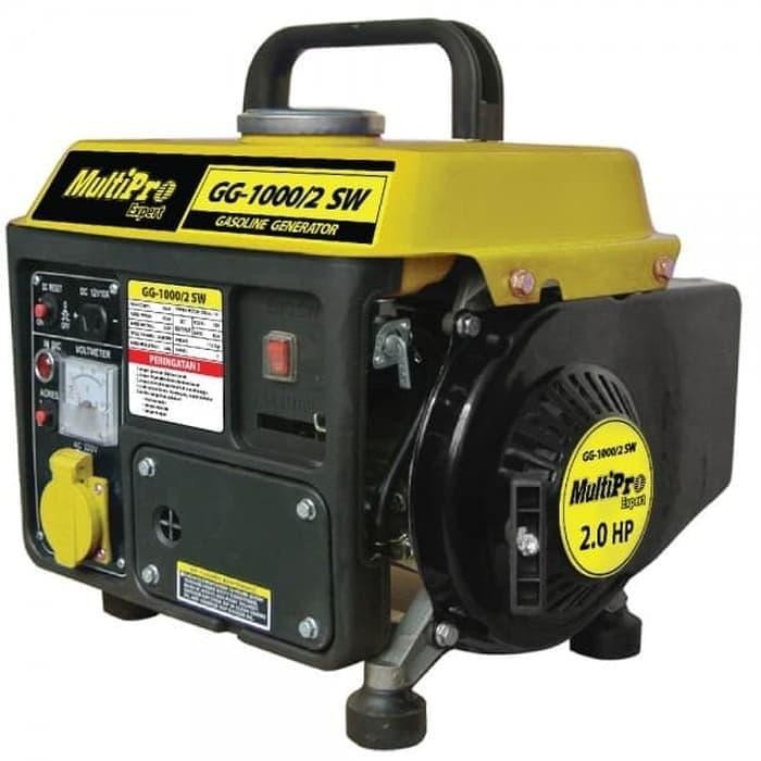 Promo Mesin Genset Listrik 1000 Watt Gg-1000/2Sw Multipro Gg1000/2Sw