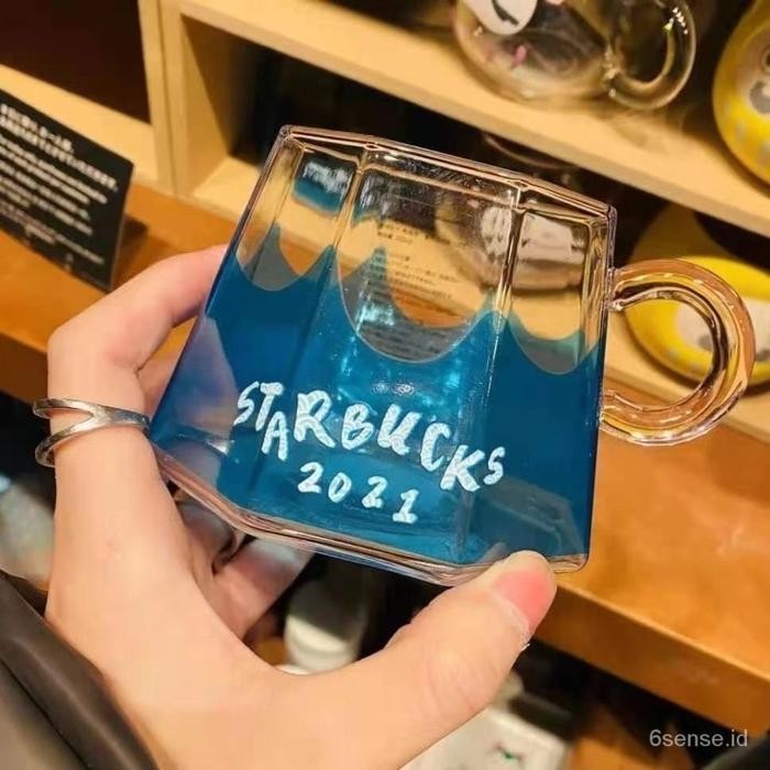 Starbucks Mug Limited Edition Starbucks Glass Gelas Mount Fuji