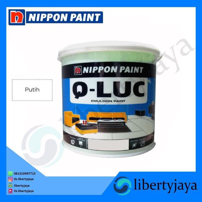 Q-LUC 5KG 1505 WHITE CAT TEMBOK NIPPON PAINT