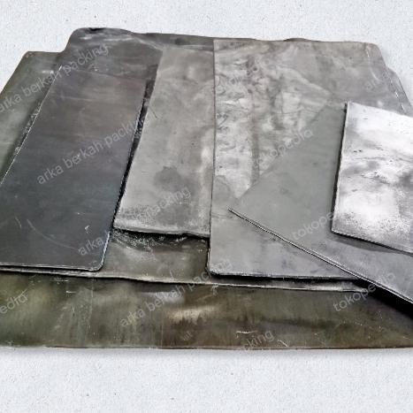 timah hitam lembaran / timah PB potongan tebal 1mm 5cm x 10cm