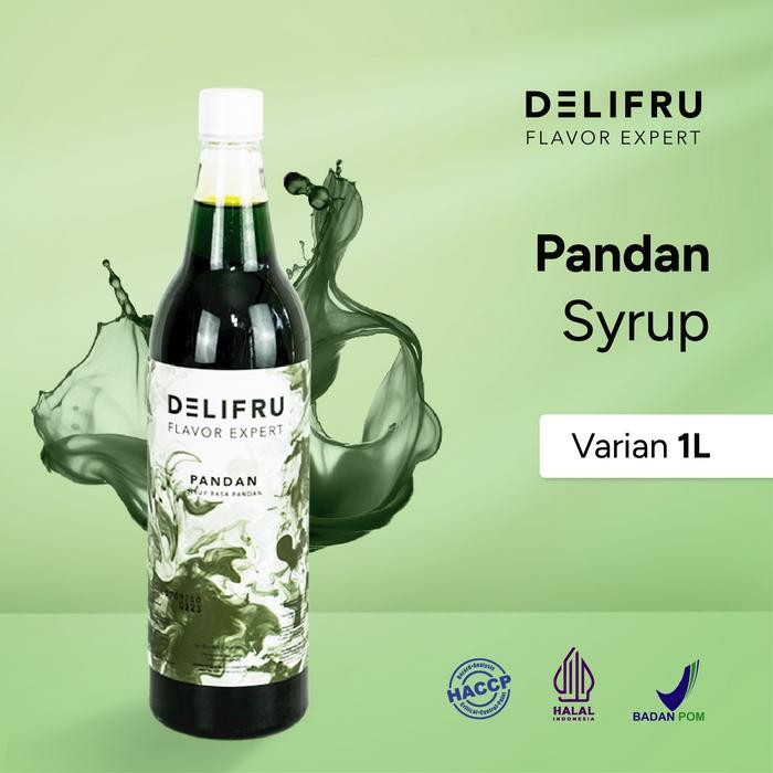 

Syrup Pandan Delifru 1000 ml - Sirup Daun Pandan Premium