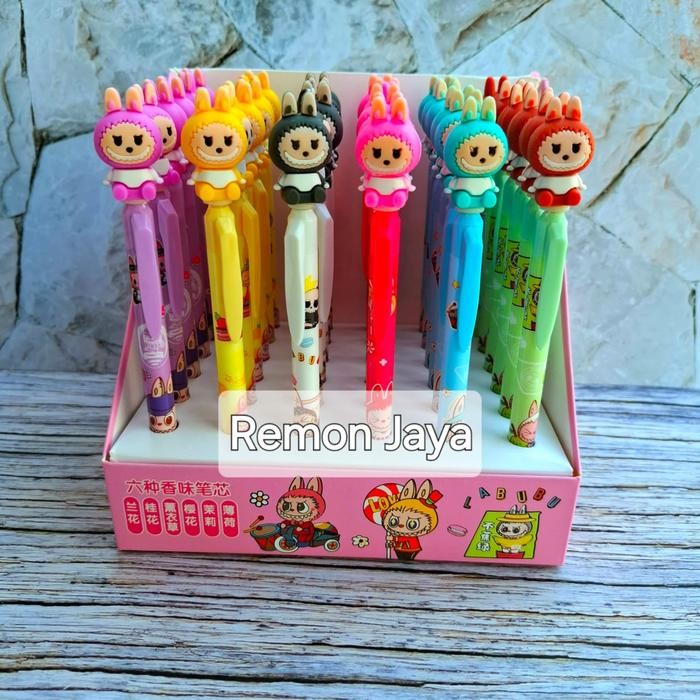 

Pulpen Karakter Labubu Cetek 12 Pcs (1 Seri 12 Pcs) - Stationery