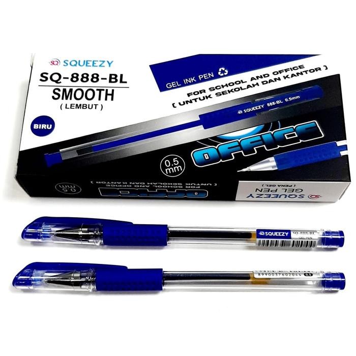 

Harga Grosir (Per Dus/144Pcs )Pulpen Gel Ink Pen Sq-888 0.5Mm