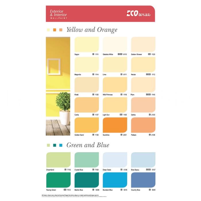 Tembok Dalam pan Eco Emulsion EE-4010 Putih / White 9101 5 KG