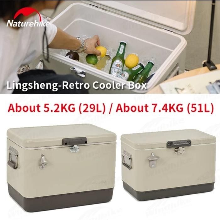 COOLER BOX NATUREHIKE CNH22SN005 / KOTAK PENDINGIN PORTABLE Kode 709