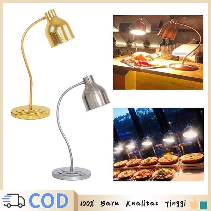Food Warmer Lamp Lampu Warmer Fried Chicken Stainless Warmer Heat Light Lampu Pemanas Fried Chicken
