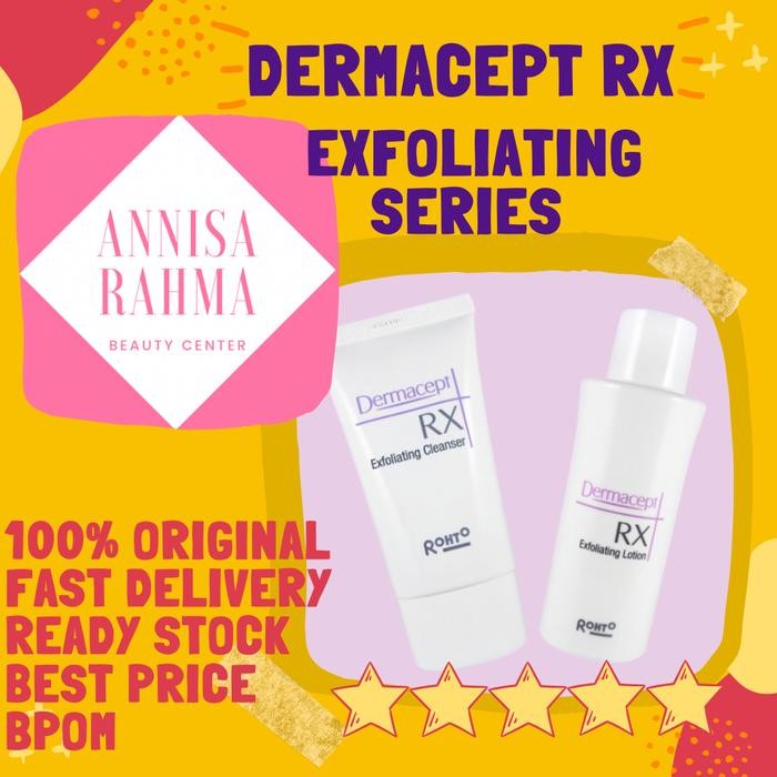 NEW! DERMACEPT RX - EXFOLIATING SERIES CLEANSER LOTION