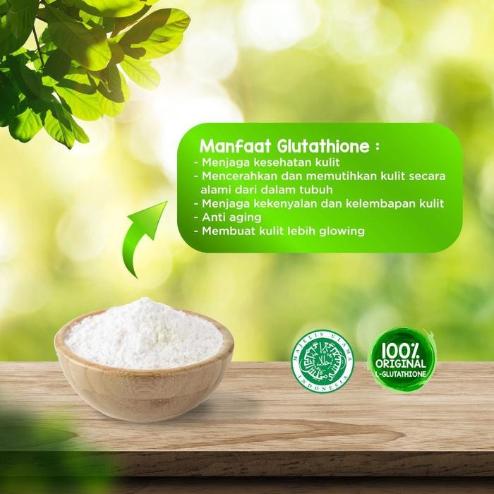 L- Glutathione Reduced Asli 100% Original Pemutih Kulit Terbaik