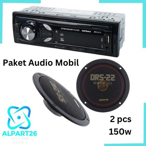 PAKET AUDIO MOBIL Tipe Mobil Bluetooth? Tape Audio Mobil Iso Plug Mp3 Tip Mobil Bluetooth Komplit