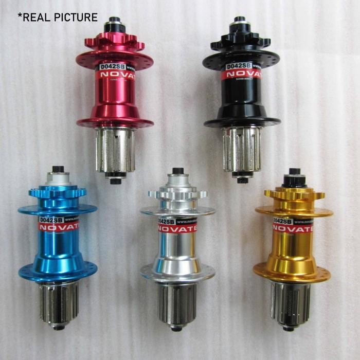 Hub FreeHub Novatec 32 Hole Six Bolt Sealed Bearing Jangkrik5 Warna
