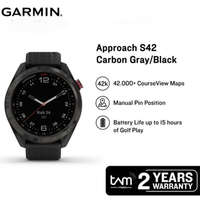 GARN Apa S42 Golf GPS Smartwat Garansi TAM Jam